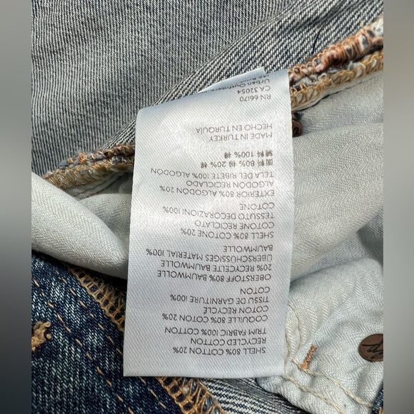 Free People Rocky Mountain Patchwork Unique Jeans Women’s Size 28 - Picture 10 of 15